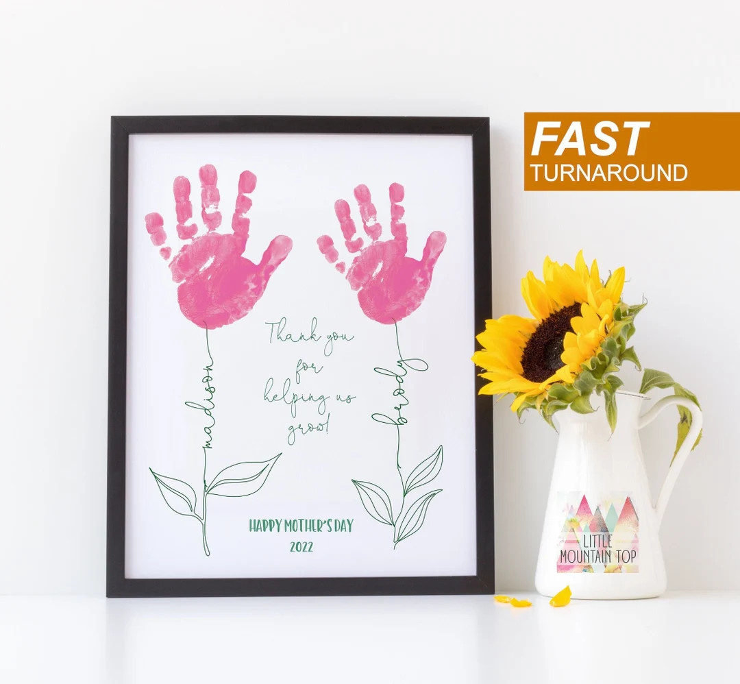 Printable Mother's Day Gift. Personalized Mother's Day Gift. Gift for Mom. Gift for Grandma. Chil... | Etsy (US)
