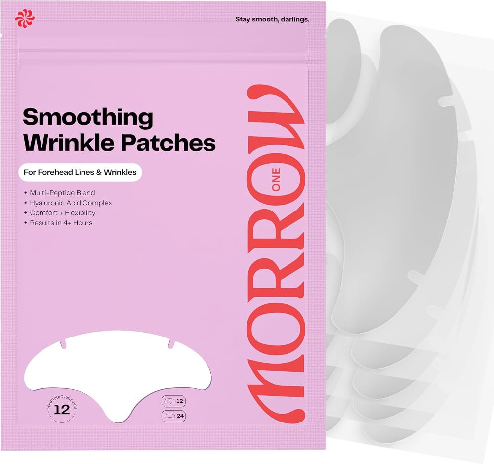 Morrow Forehead Wrinkle Patches Peptide Face Tape Overnight 36 Count | Amazon (US)