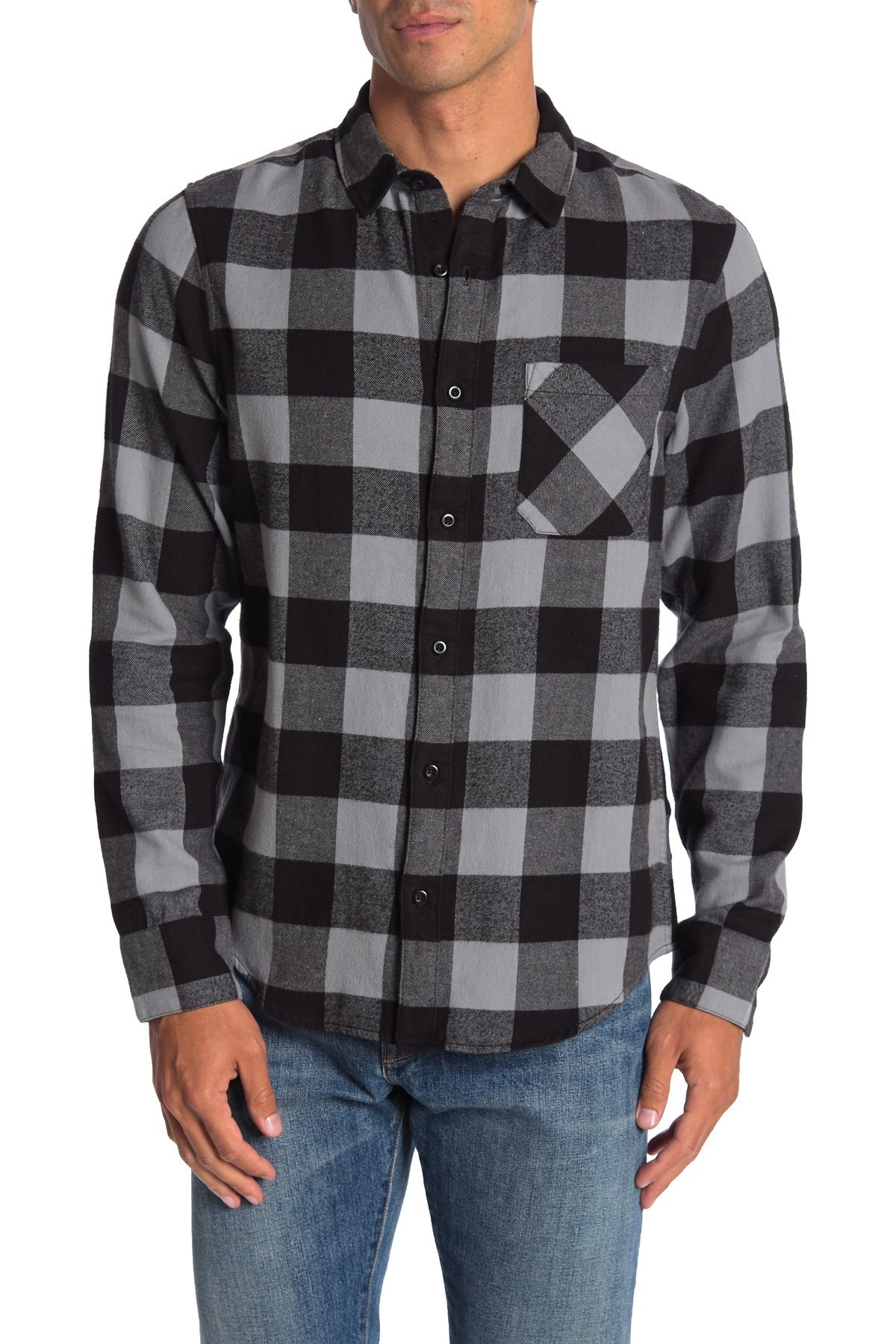 Plaid Flannel Regular Fit Shirt | Nordstrom Rack