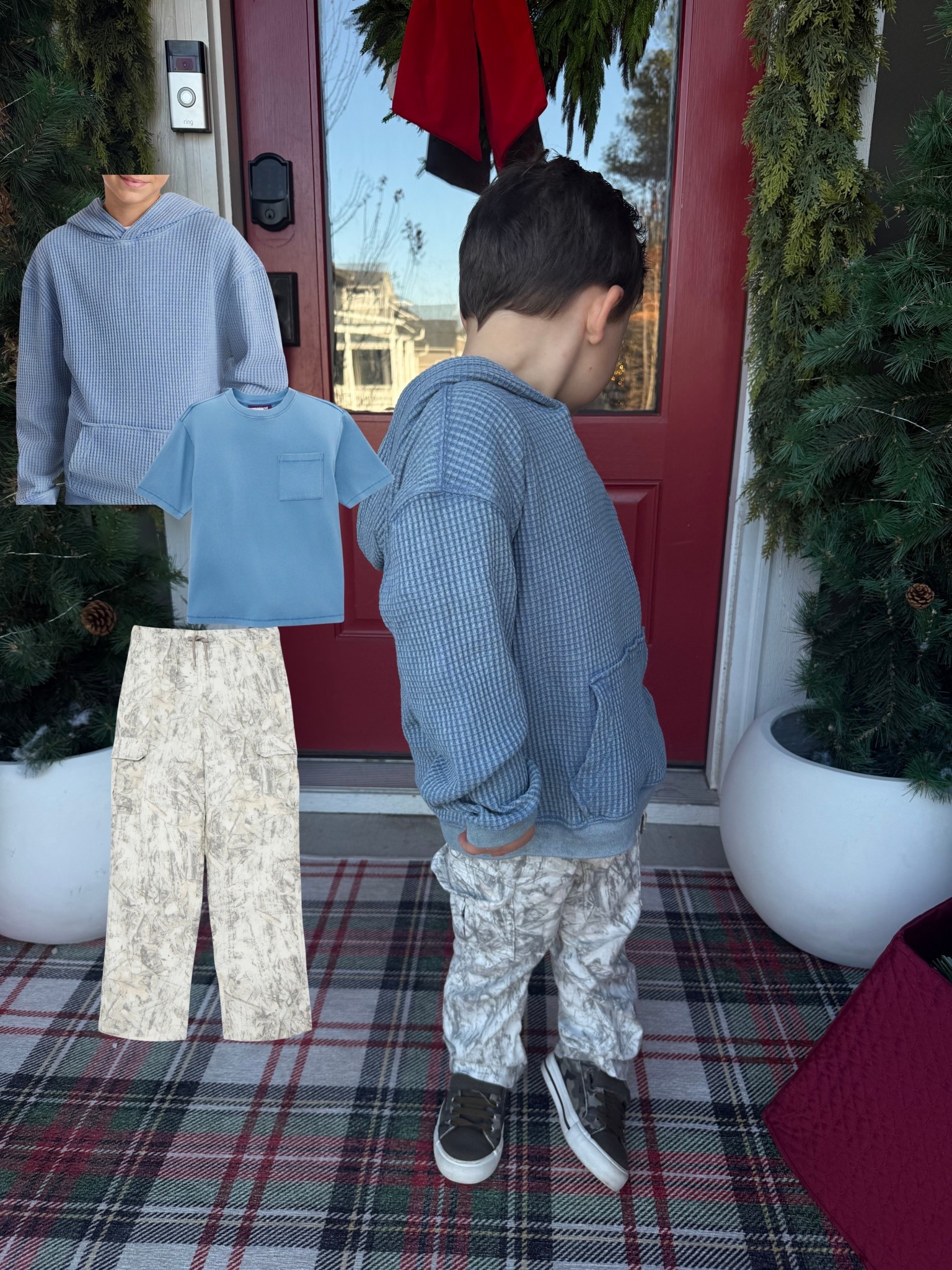 Boys ootd
Brady is 3 but taller for his age. He can wear a boys XS. It’s similar to a 5T size 
I also always size up in his sweatshirts 

#LTKKids #LTKmomlife #LTKFindsUnder50