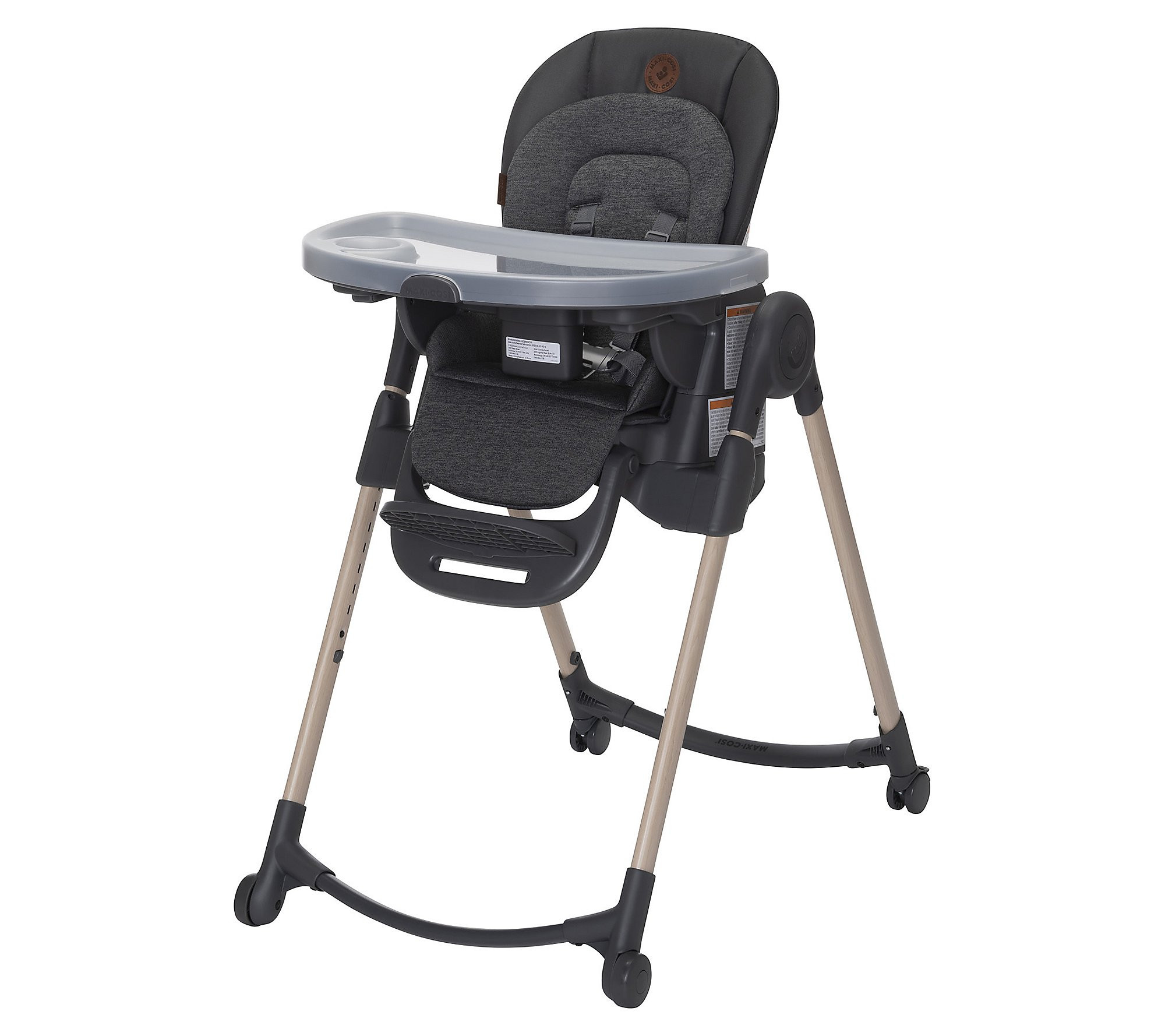 Maxi-Cosi Minla 6-in-1 High Chair - Classic Gra phite EcoCare | QVC