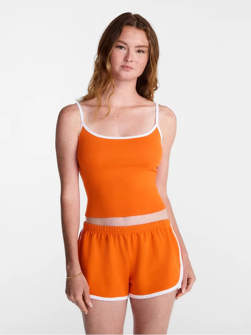 No Boundaries Sports Tank Top and Shorts Sleep Set, 2-Piece, Women's XS-XXL | Walmart (US)