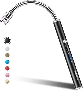 RONXS Candle Lighter, Electric Lighter, Rechargeable Type C Lighters Arc Lighter with LED Battery... | Amazon (US)