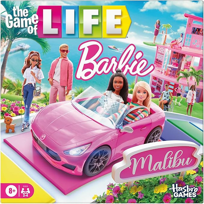 Hasbro Games The Game of Life: Barbie Edition Board Game | Ages 8+ | 2 to 4 Players | Fun Family ... | Amazon (US)