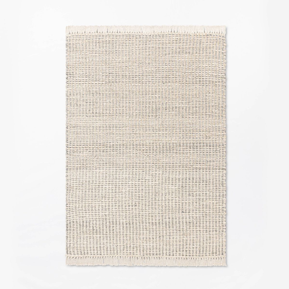 Malibu Woven Jute Rug with Fringe Cream/Gray - Threshold™ designed with Studio McGee | Target