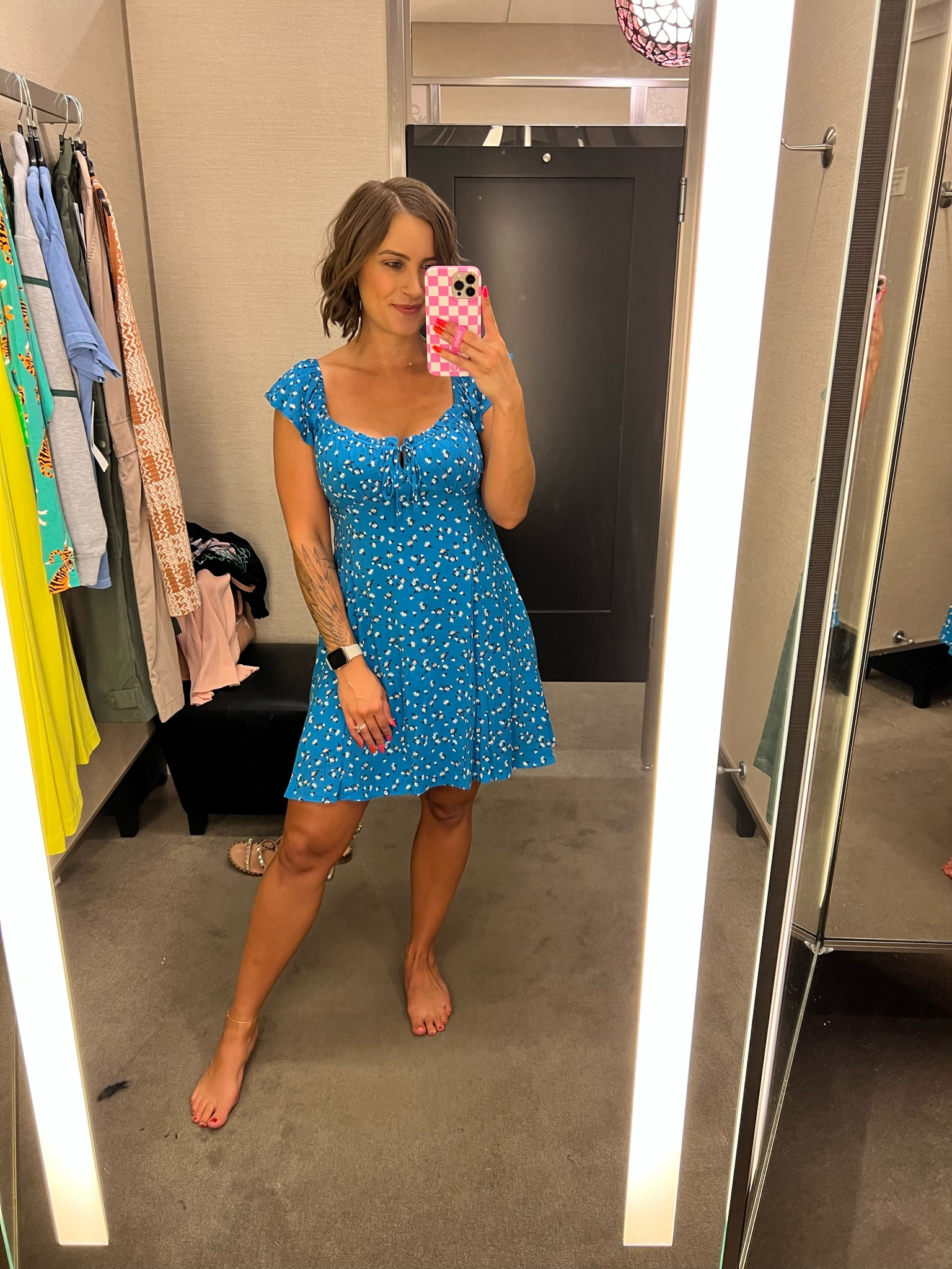 Love this little sundress! I’m wearing a medium  

#LTKsalealert #LTKunder50 #LTKxNSale