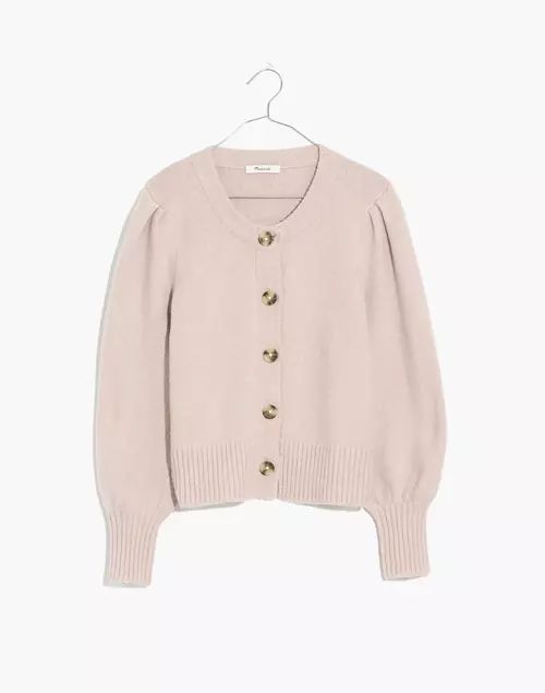 Edencroft Pleat-Sleeve Cardigan Sweater | Madewell