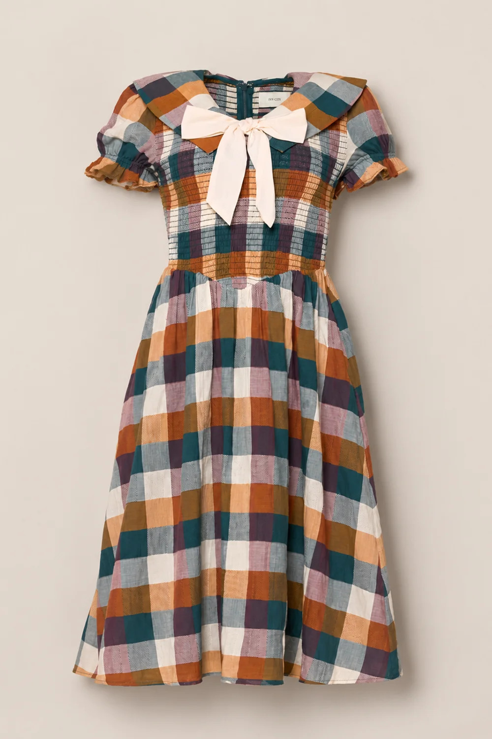 Alice Dress in Maize Gingham | Ivy City Co