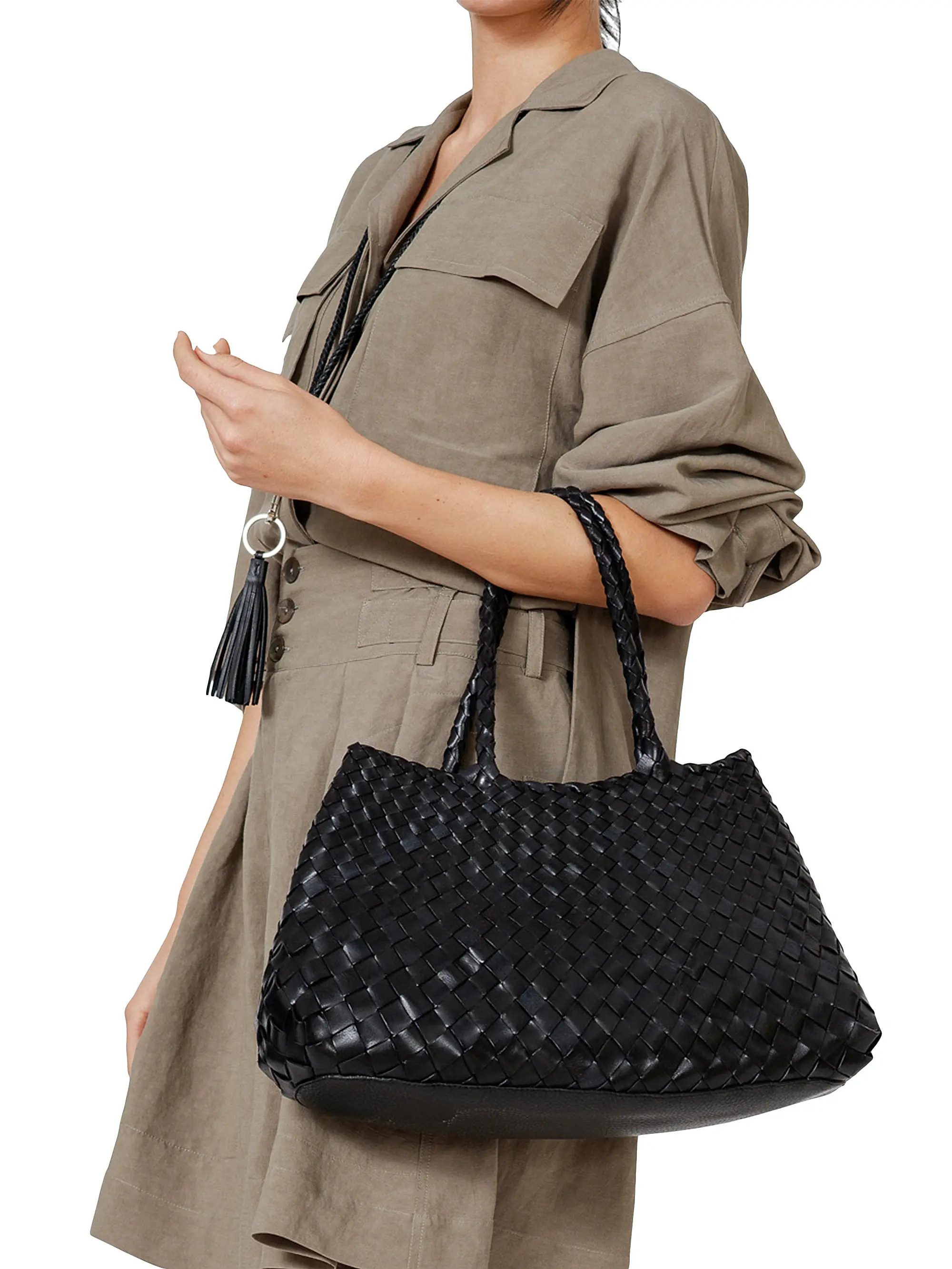 Shop Dragon Diffusion Santa Croce Leather Tote Bag | Saks Fifth Avenue | Saks Fifth Avenue