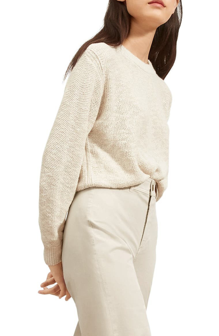 The Lightweight Wide Leg Crop Stretch Cotton PantsEVERLANE | Nordstrom