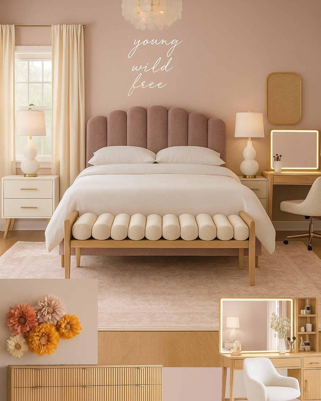 ✨Tween/teen Girls Bedroom✨
Trendy and boho touches for a teen or tween girl room 

#LTKKids #LTKHome #LTKFamily