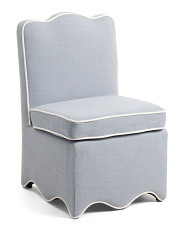 21x33 Scalloped Bottom Skirted Dining Chair | Kitchen & Dining Room | Marshalls | Marshalls