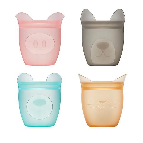 Zip Top Baby Snack Container Set of 4 | The Container Store