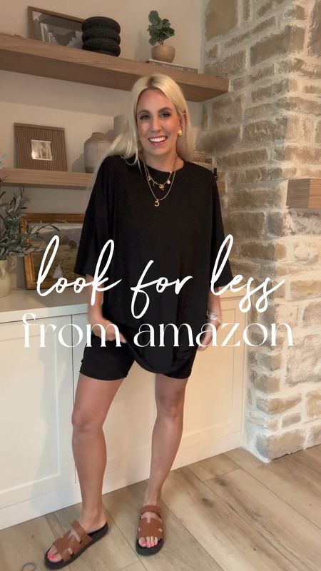 Amazon bike short set that actually has a good fit. Usually if you’re wanting a good fit in the shorts, the top is too tight! This one has a great oversized fit on the top and the most wonderful ribbed cozy fabric. Comes in several colors! I am wearing a size S.

#LTKstyletip #LTKfindsunder100 #LTKfindsunder50
