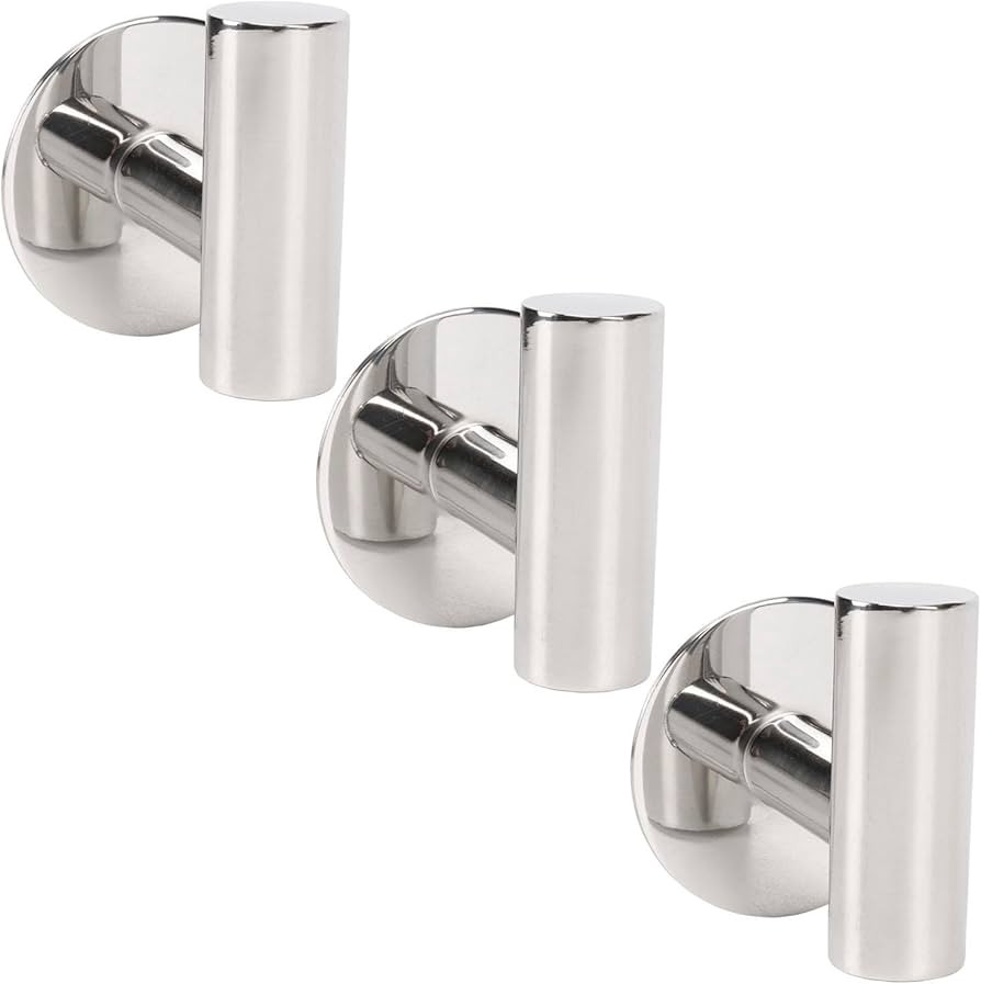 TocTen Bath Towel Hook, Strong Self Adhesive Robe Hook, SUS 304 Stainless Steel Stick on Wall Coa... | Amazon (US)