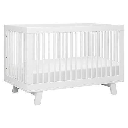 Babyletto Hudson 3-in-1 Convertible Crib with Toddler Bed Conversion Kit in White, Greenguard Gol... | Amazon (US)