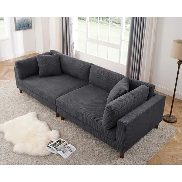 Assel 116'' Upholstered Sofa | Wayfair North America