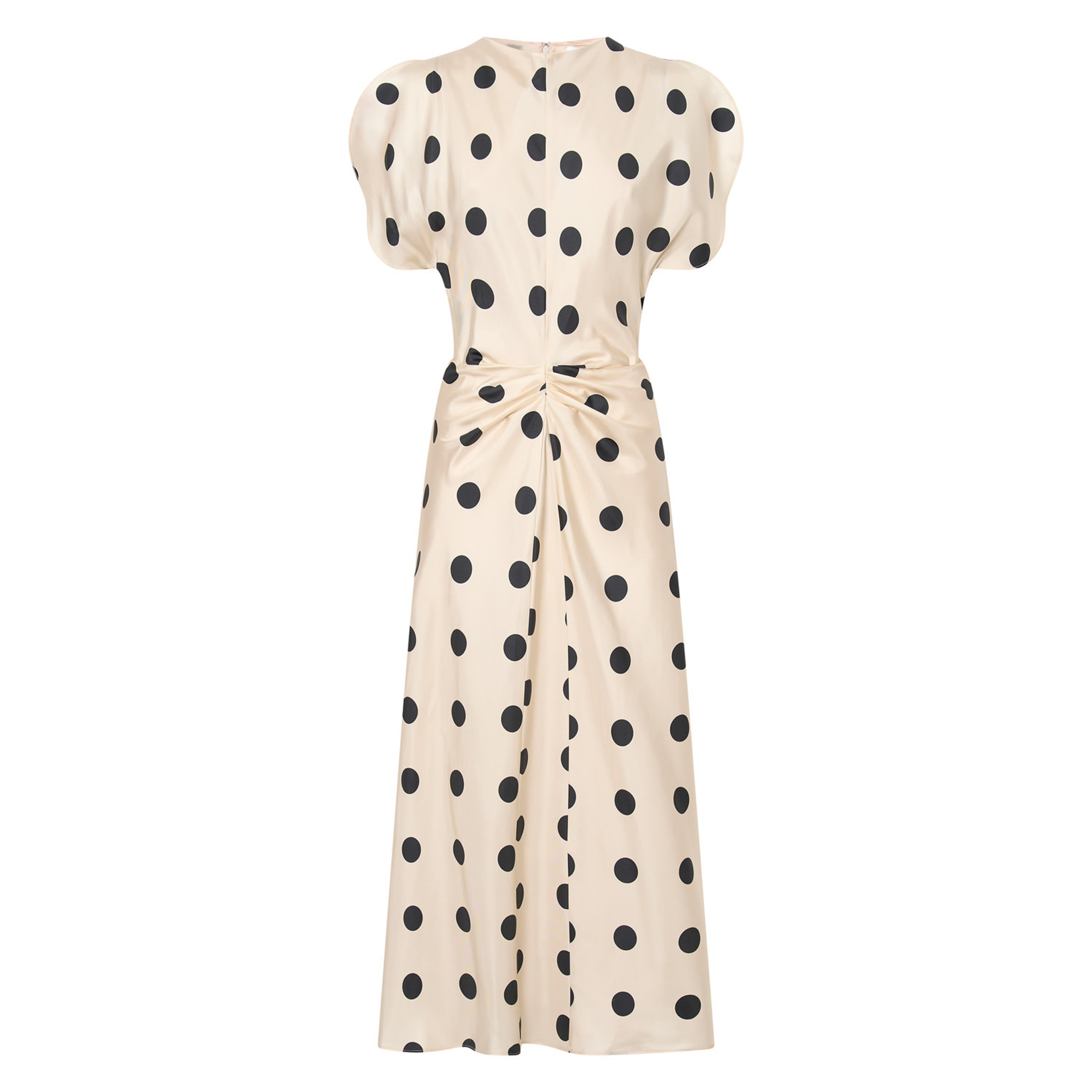 Large Spot Print Dress - Soft Peach | Oroton | Oroton