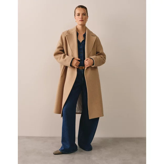 Wool Double Breasted Coat | The White Company UK & ROW