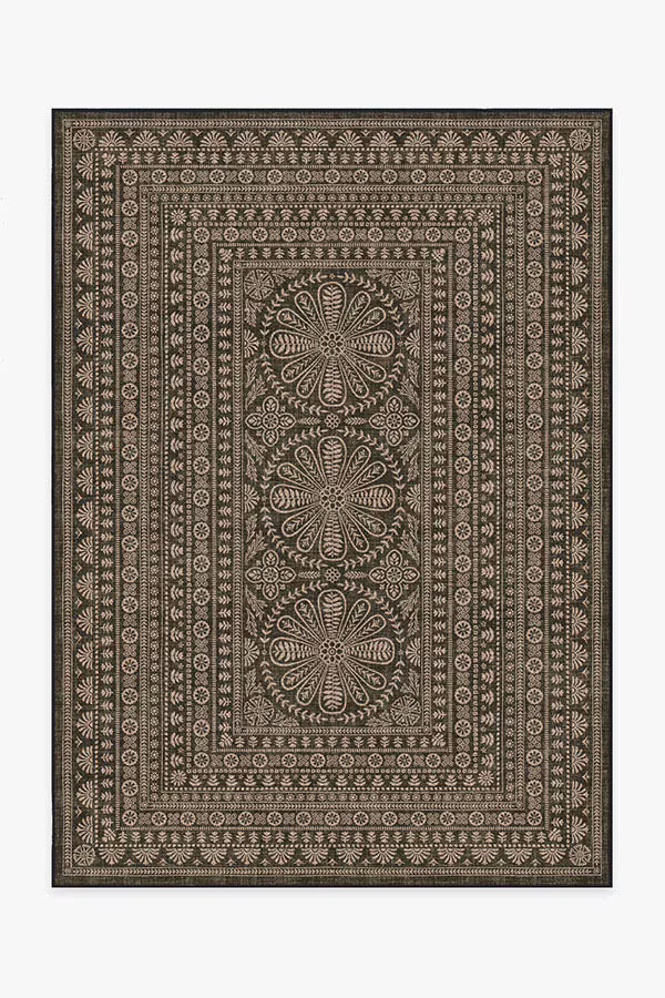 Maia Soft Black Re-Jute Rug | Ruggable