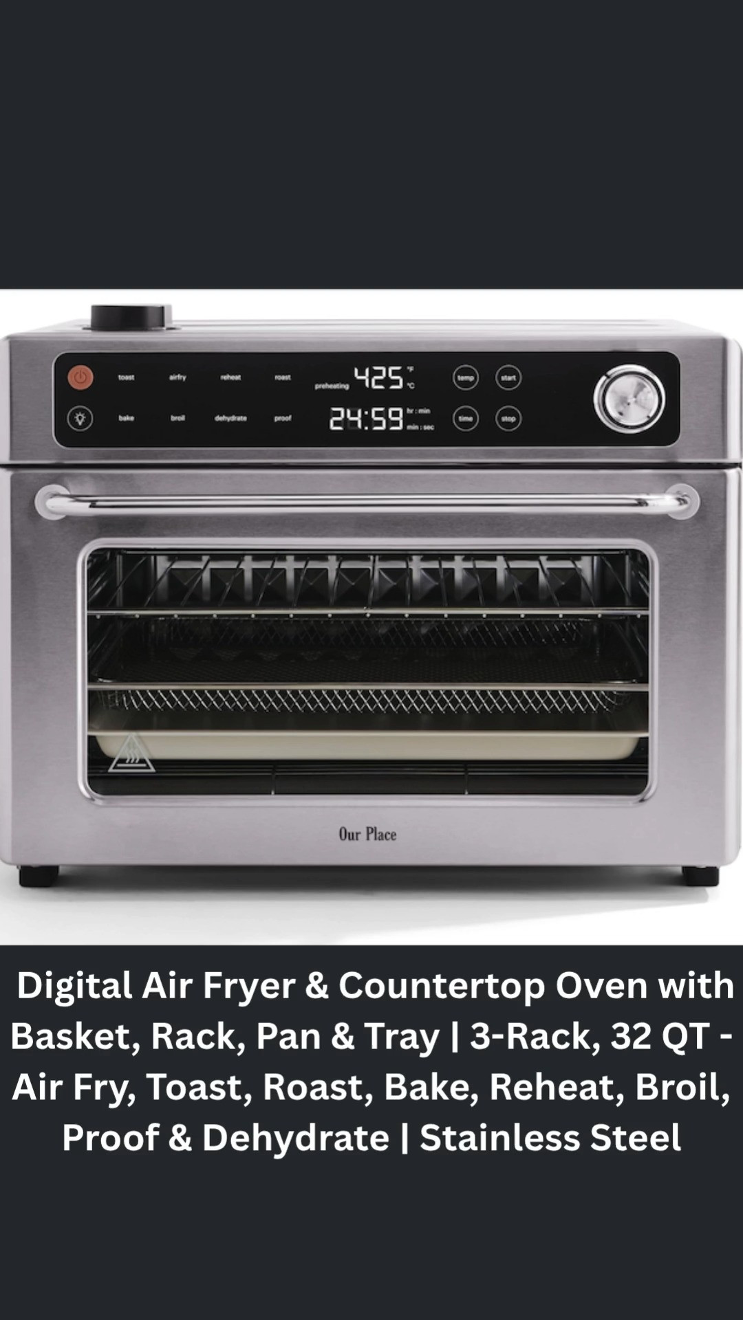 Hurry!!! ✨
Get yours now!
This 8-in-1 Wonder Oven is a total game-changer. From air frying to steam-infusion cooking, it’s the ultimate kitchen upgrade for fast, healthy meals.
Check link to purchase. 

 #LTKxMadewell #LTKmomlife #LTKfoodie