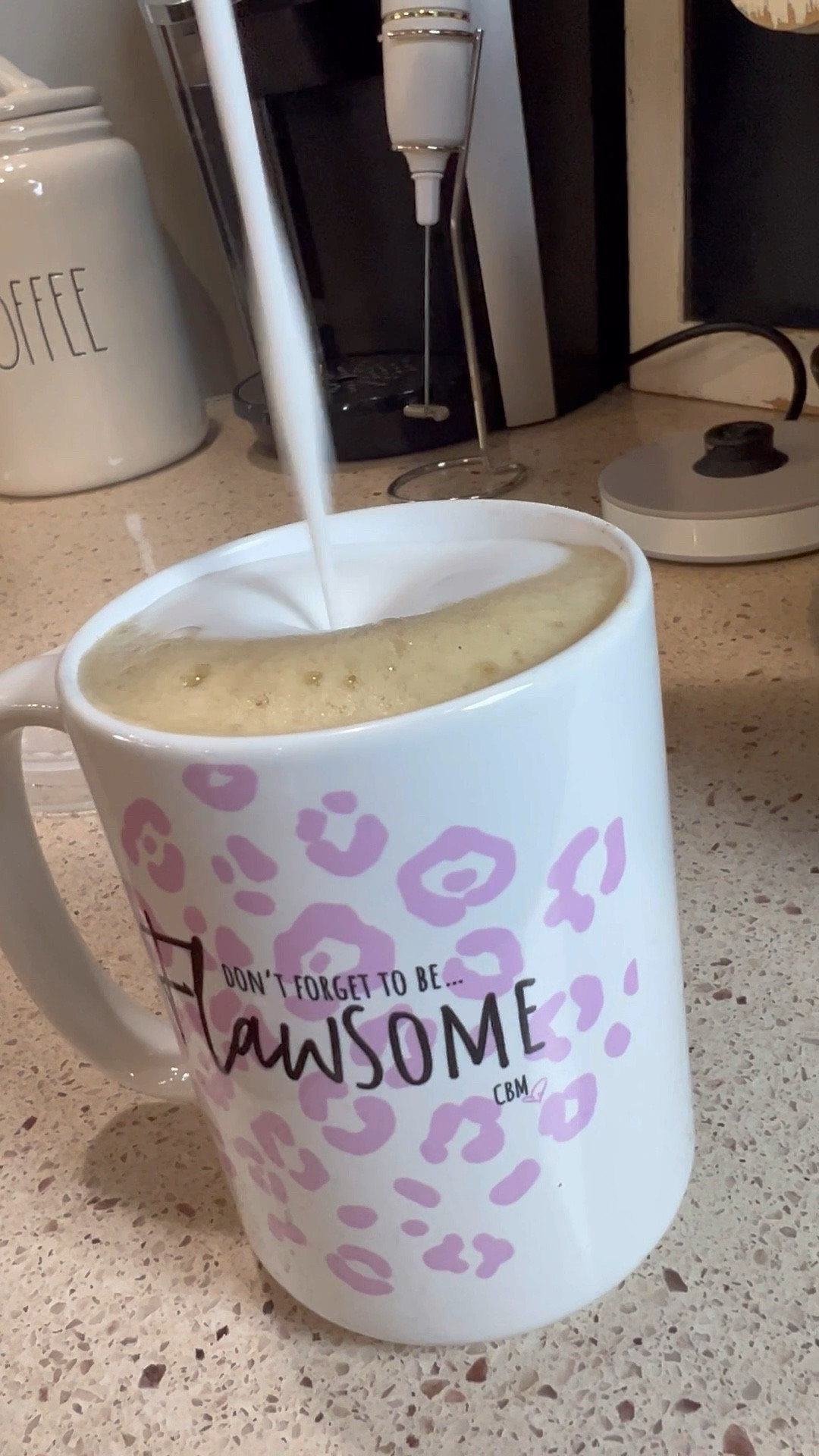 Absolutely love my steamer frother! It's a must have for all coffee lovers and would make the perfect gift for those Crazy Busy Mama in your life. Brings the barista out in your home coffee bar.
#CrazyBusyMama


#LTKVideo #LTKHome #LTKOver40