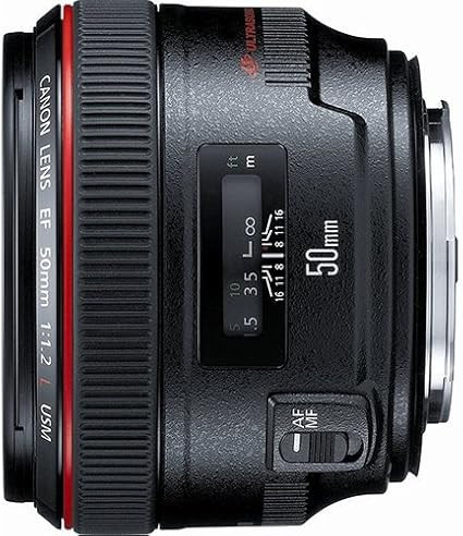 Canon EF 50mm f/1.2 L USM Lens for Canon Digital SLR Cameras - Fixed | Amazon (US)