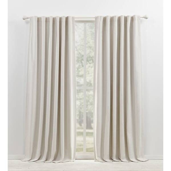 Lauren Ralph Lauren Sallie Blackout Back Tab/Rod Pocket Curtain Panel - 108 Inches - Snowflake | Bed Bath & Beyond