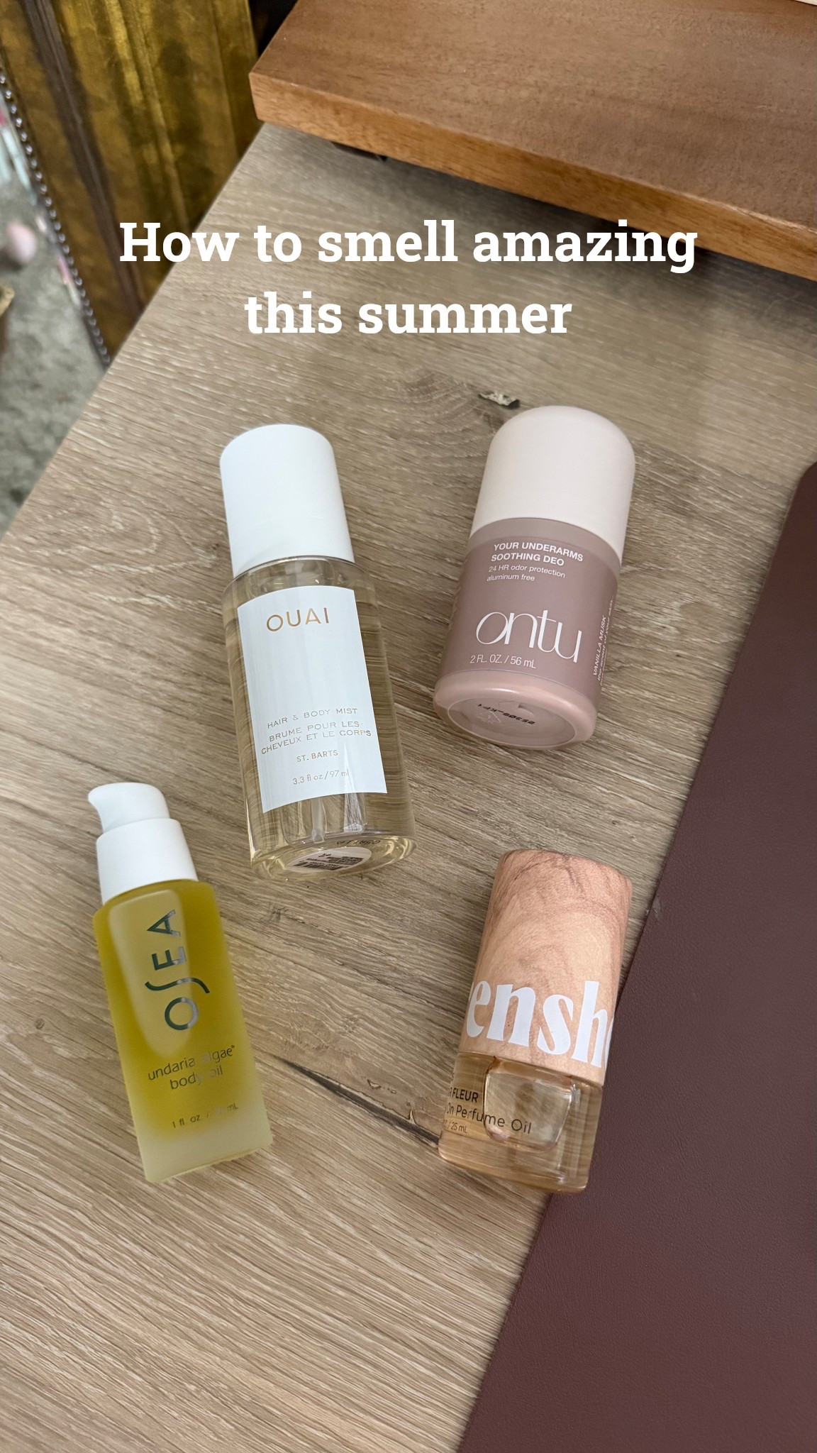POV: you finally found your perfect summer routine ✨☀️

The best summer scent  that linger all day… this is what I’m reaching for on repeat. You will be smelling like coconut, florals, and sunshine all summer long.

If you’re building your summer lineup, start here 😉

What’s one product you can’t live without this summer? 👀

#summeressentials #glowyskin #beautyroutine #dewyskin #drugstorebeauty #summerbeauty #skincarefavorites #makeuproutine #effortlessbeauty #beautyinspo #selfcarevibes