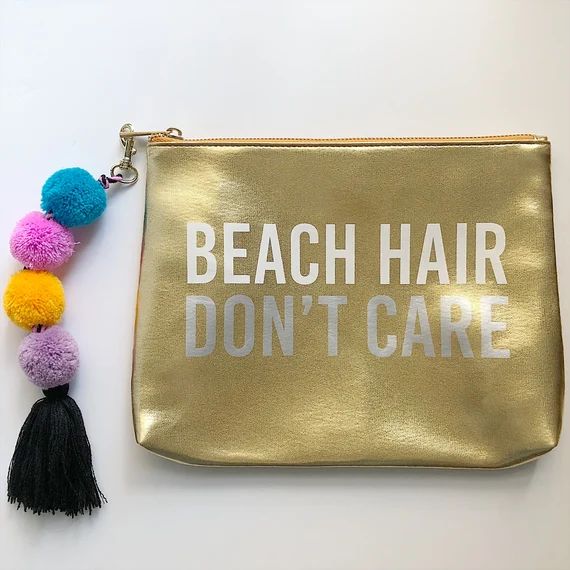 Wet Bathing Suit Bag : Beach Hair, Don't Care | Travel Bag, Waterproof Swimsuit Bag, Wet Swim Sui... | Etsy (US)