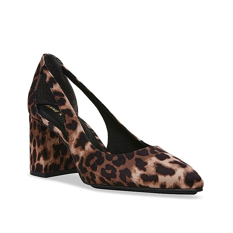 Anne Klein Berkley Pump | Women's | Dark Brown Leopard Print | Size 6.5 | Pumps | DSW