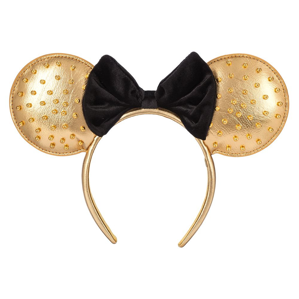 Minnie Mouse Ear Headband by BaubleBar – Gold | Disney Store | Disney Store