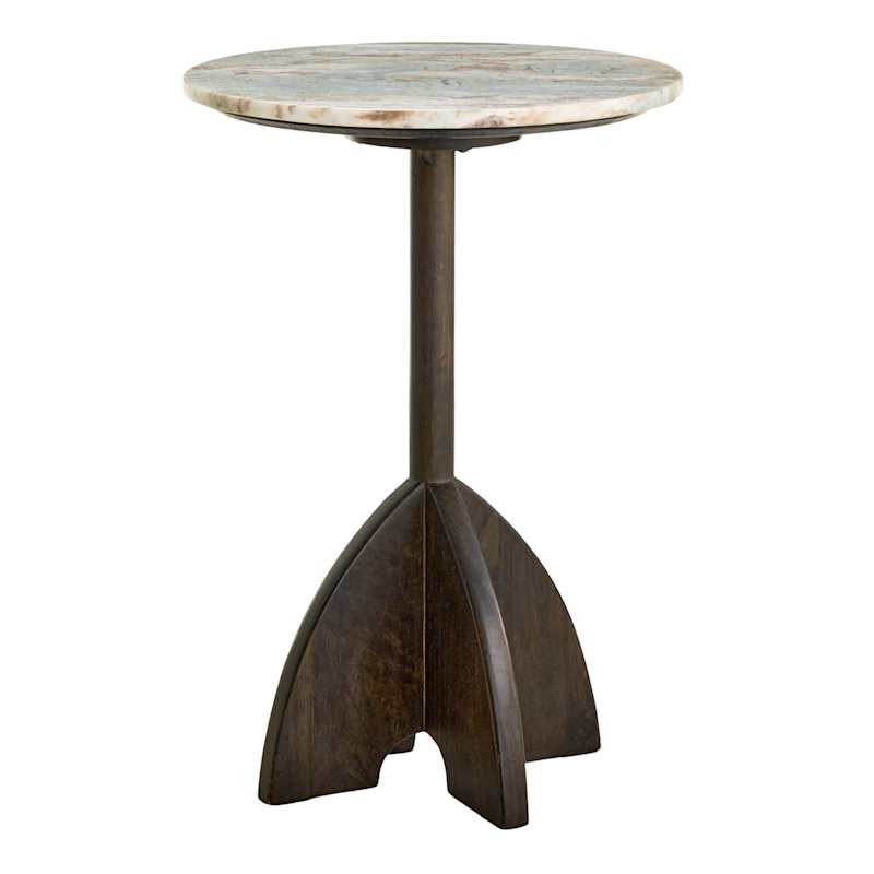 Raya Accent Table, Espresso Finish | At Home