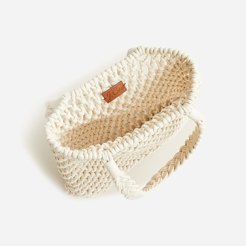 Cadiz hand-knotted rope tote | J. Crew US