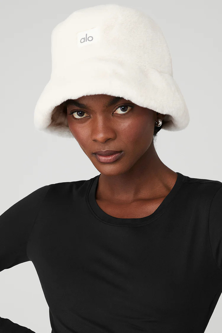 Faux Fur Bucket Hat - Ivory | Alo Yoga (US)