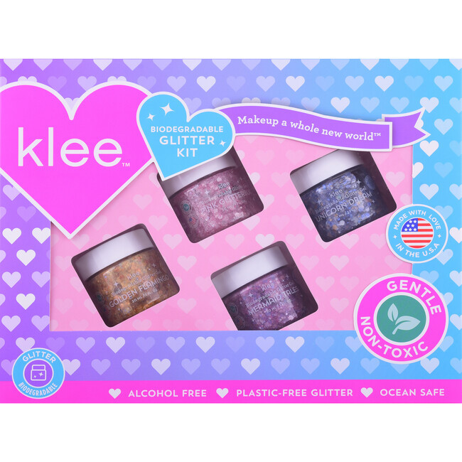 Klee Mermaid Paradise Biodegradable Glitter 4-PC Kit | Maisonette
