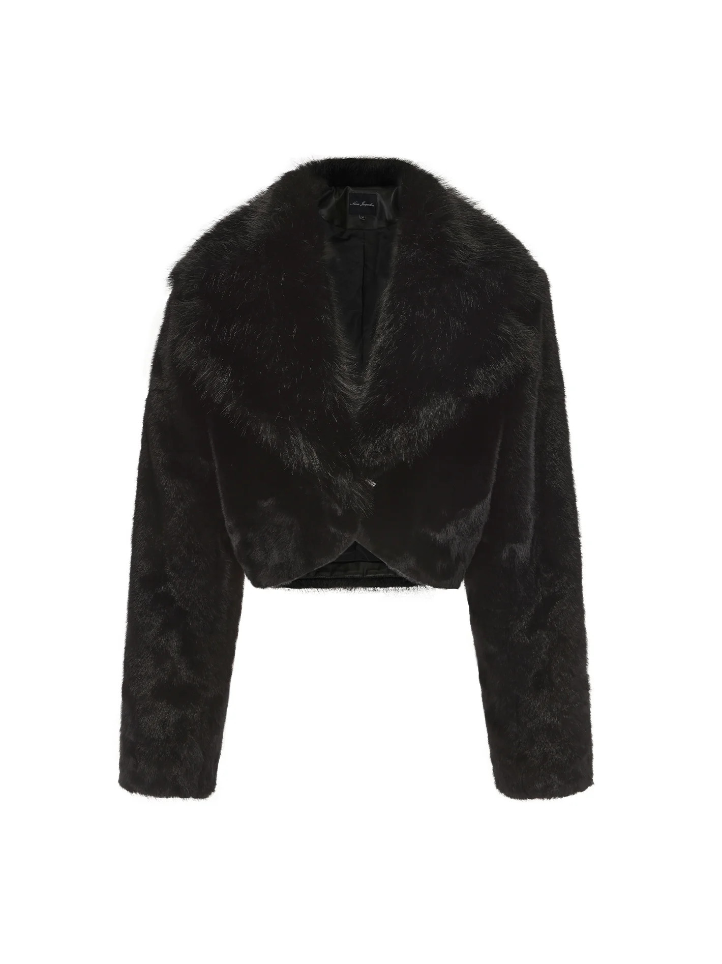 Mara Fur Coat (Black) (Final Sale) | Nana Jacqueline