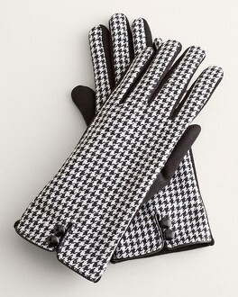 Herringbone-Print Gloves | Chico's