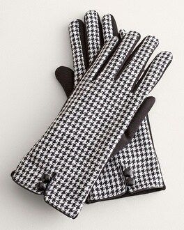 Herringbone-Print Gloves | Chico's