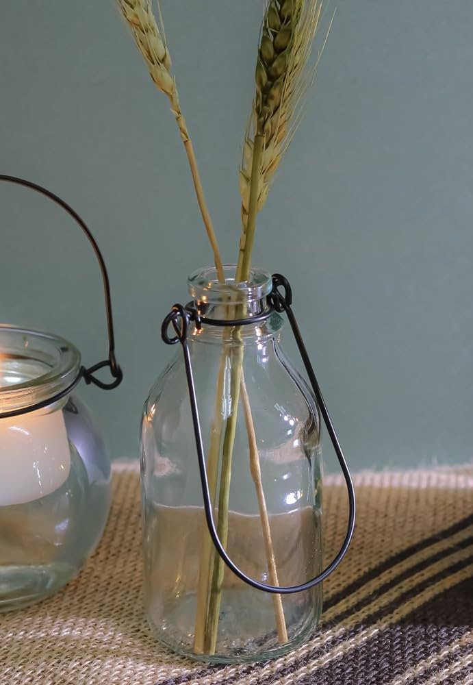 Richland Vintage Bottle Hanging Glass Vase Set of 12 | Amazon (US)