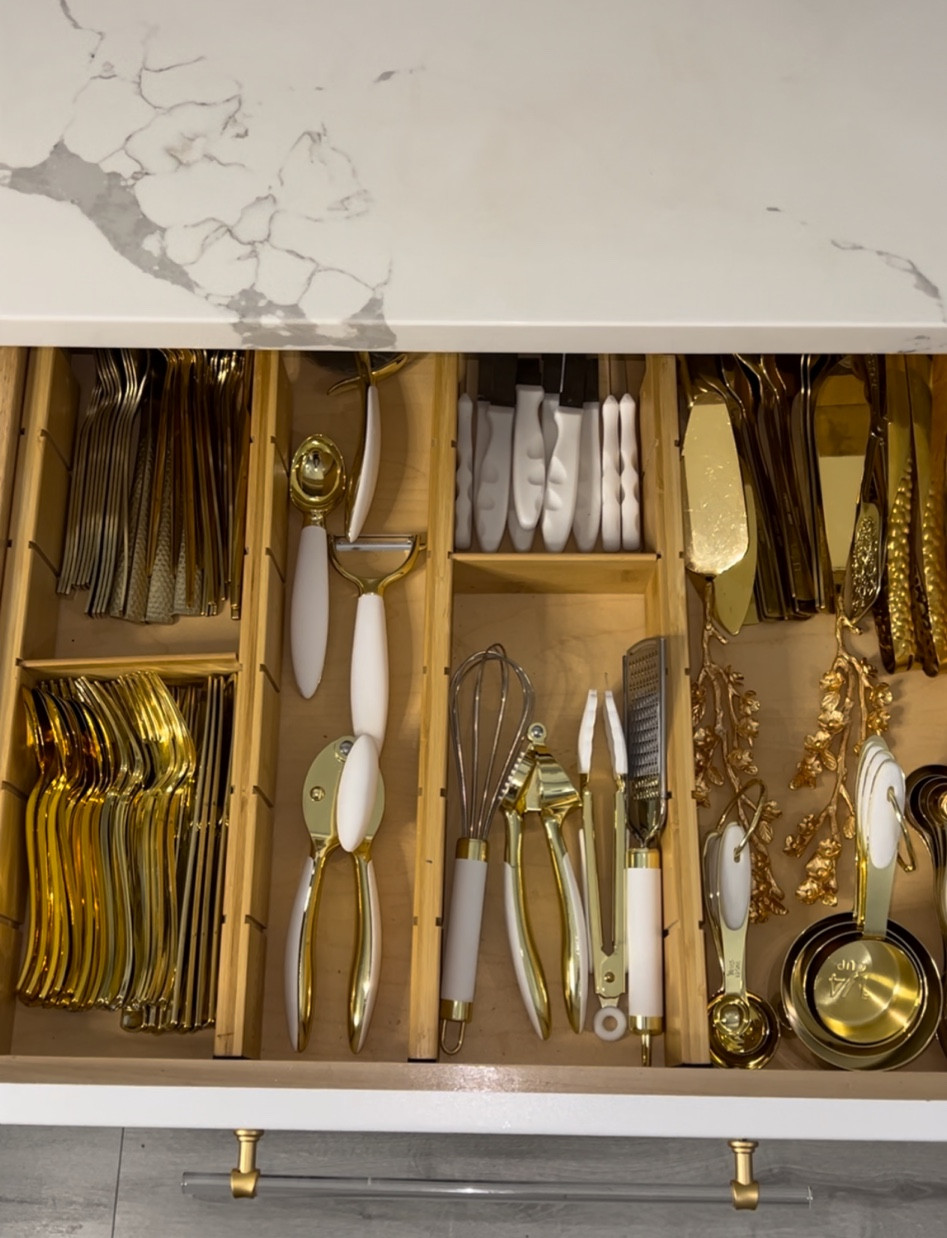White & Gold Kitchen Tools and Gadgets - Luxe 8PC Cooking Tools and Gadgets with Anti-Slip Handles, Gold Utensils Set, Gold Kitchen Accessories and White Kitchen Utensil Set,Premium Kitchen Gadget Set 

#LTKFind #LTKstyletip #LTKhome