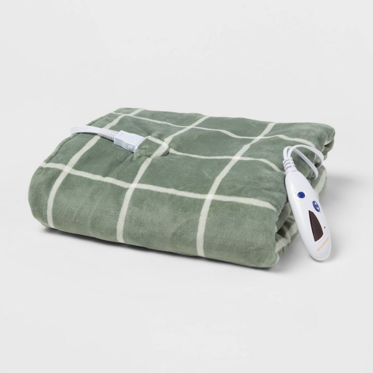 Microplush Reversible Electric Throw Blanket - Biddeford Blankets | Target