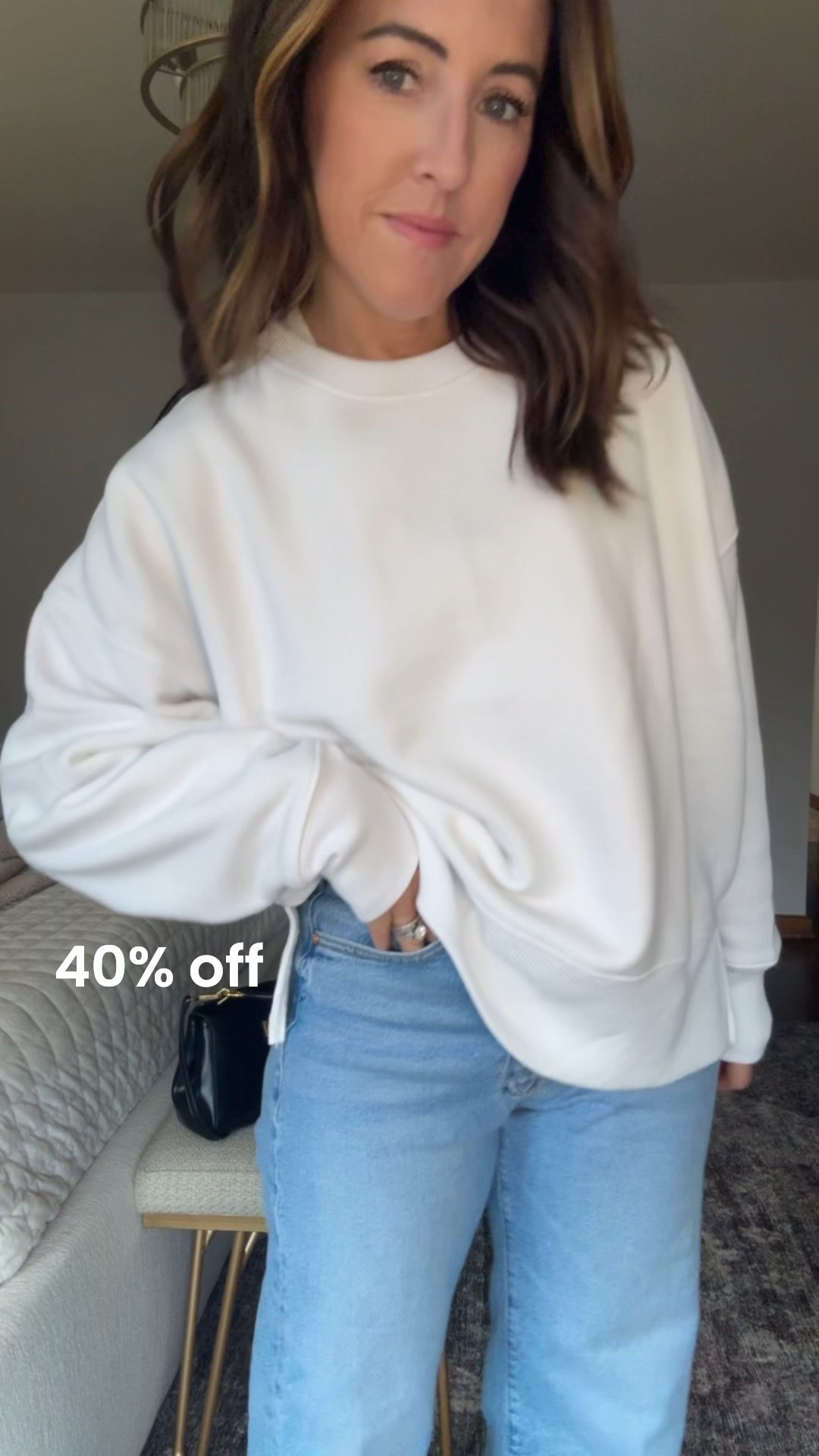 Classic white. XS. Variety of colors. 
40% off 
Jeans tts, regular length 

#LTKOver40 #LTKSeasonal #LTKootd