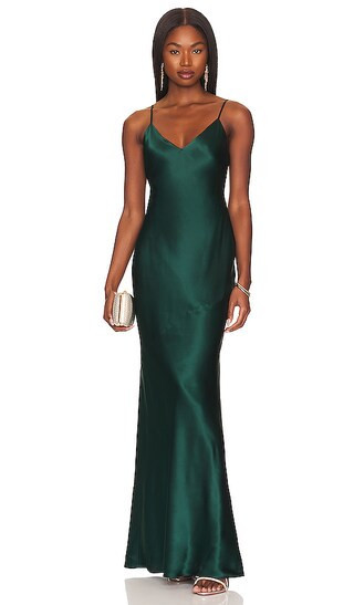 Serita Maxi Bias Dress | Fall Winter wedding guest dress Winter Fall dresses 2023 | Revolve Clothing (Global)