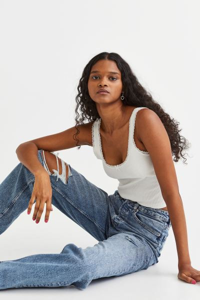 90s Straight High Jeans | H&M (US + CA)