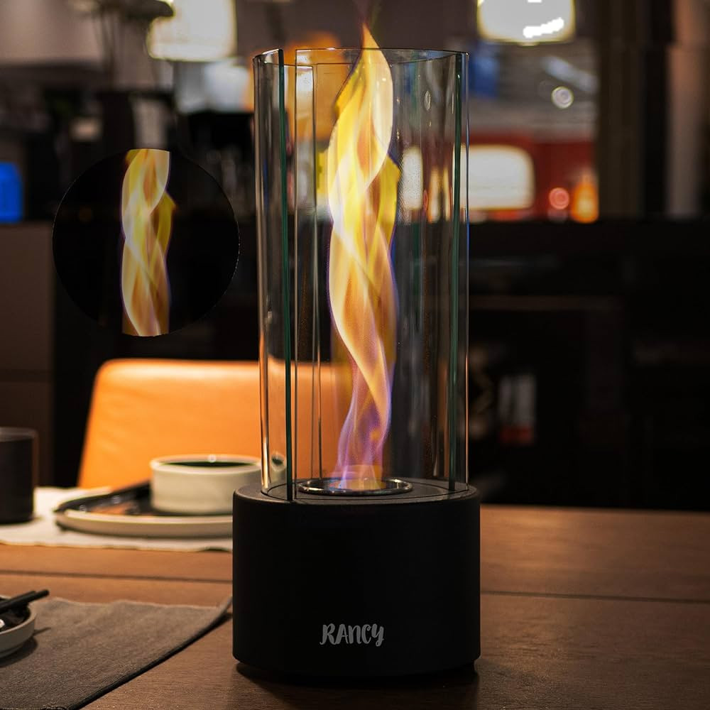 Rancy Tornado Tabletop Firepit – Tornado Flame Tabletop Fire Pit – Stylish Outdoor Indoor Dé... | Amazon (US)
