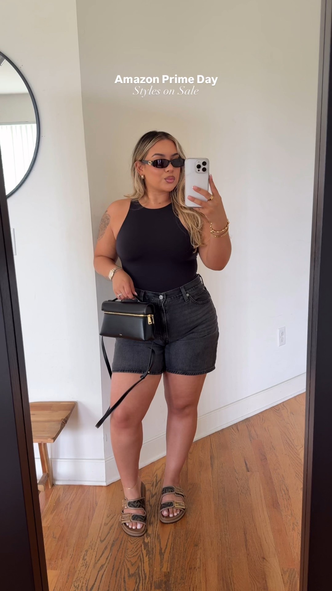 Your favs from Amazon that are on sale! 
Levi’s Baggy 94 shorts: wearing a size 32 (normally 31 but size up one for a loose more comfortable fit) 
T-shirt: M 
Tennis Dresses: L 
Crochet top: L 
Dresses: L 
Bodysuits: L 

#LTKMidsize #LTKStyleTip #LTKSaleAlert