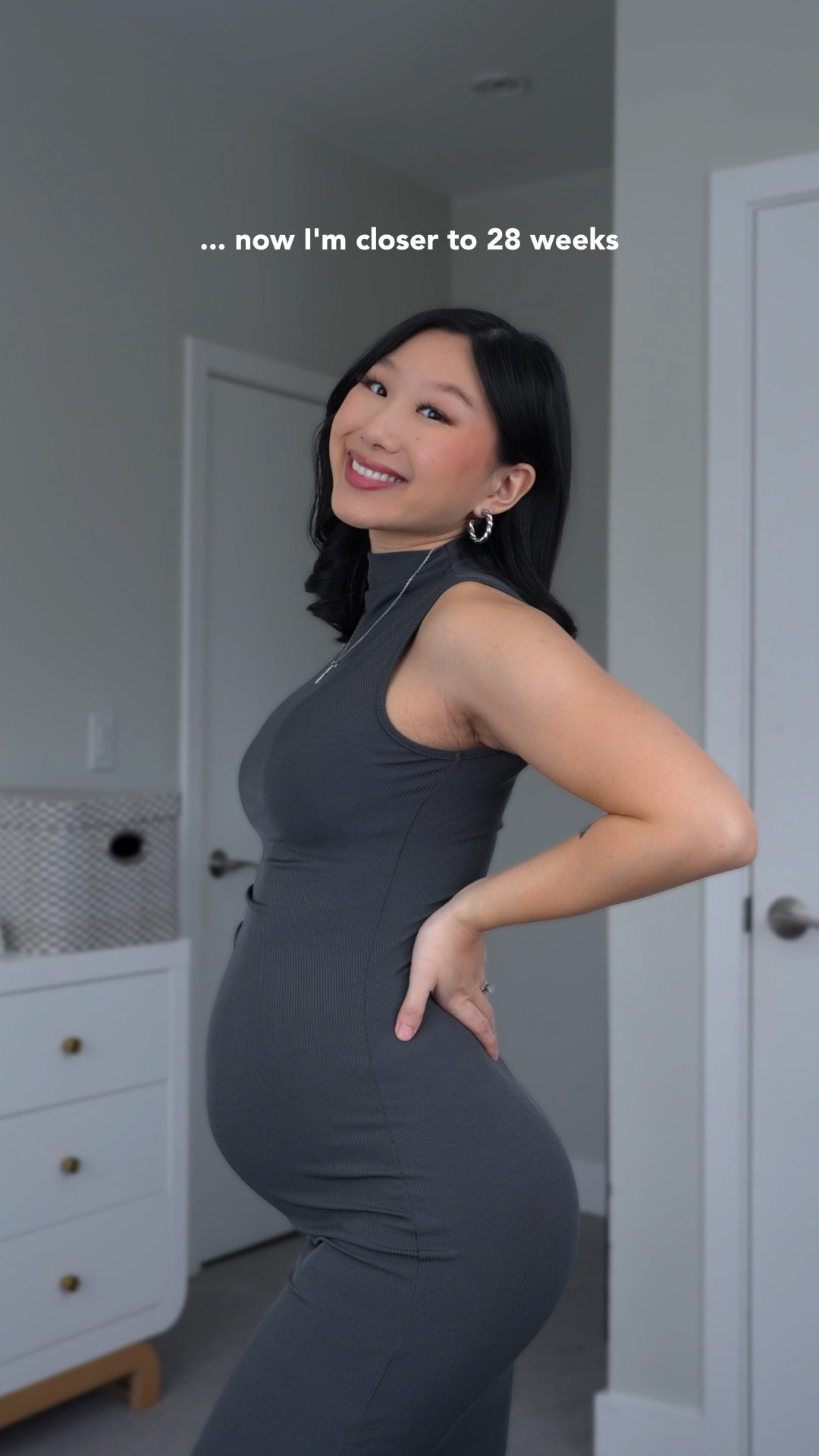 Gray ruched dress: size 0

Bump style, pregnant fashion, third trimester, first time mom, pregnancy transformation 

#LTKBump #LTKmomlife #LTKootd