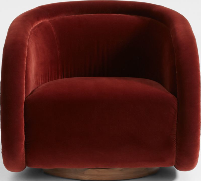 Medoc Swivel Chair + Reviews | Crate & Barrel | Crate & Barrel