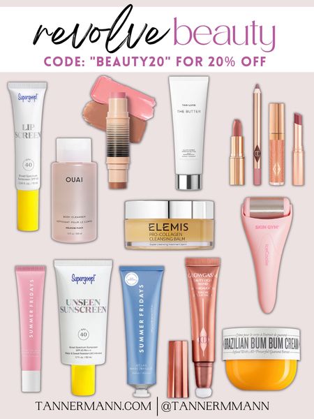 Revolve Beauty Sale 20% off with code "BEAUTY20" #beauty #skincare #makeup

#LTKbeauty #LTKsalealert